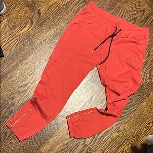 Zyia Paprika Peak Zipper Joggers, size L